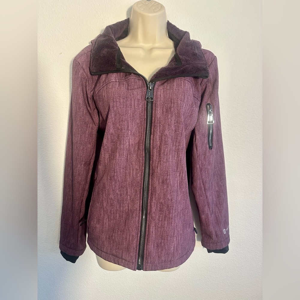 Free Country Jacket Fleece Line Super Softshell Full Zip XL Wind Water Resistant - Picture 8 of 12